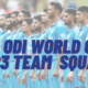 ICC ODI World Cup 2023 Team Squads